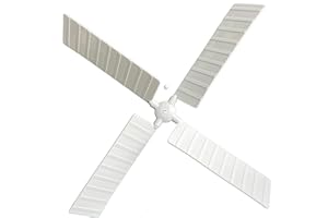 Replacement Sails for Garden Windmill. Ref: GIANT with WHITE centre. Genuine Windmill-Blades/Fling Promotions. Only replace your sails with same colour centre either WHITE or RED - see other listing.