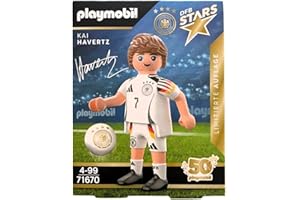 PLAYMOBIL DFB Stars Spielerfiguren zur Auswahl - Limitierte Auflage zur EM 2024 (71670 - Kai Havertz)