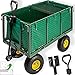 Produktbild Kesser Bollerwagen  550kg belastbar Transportwagen Gartenwagen Gartenkarre  herausnehmbare Plane Gerätewagen Handwagen vielseitig einsetzbar