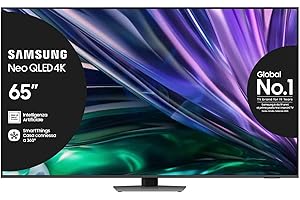 Samsung TV QE65QN85DBTXZT Neo QLED 4K Mini LED, Smart TV 65" Processore NQ4 AI Gen2, Simple Chamfer, DVBT-2, Q-Symphony & Dolby Atmos, Integrato con Alexa, Carbon Silver 2024