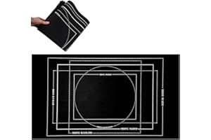 VIMMVID Tappetino puzzle da 1000 pezzi, puzzle per puzzle fino a 1500, accessori per puzzle portatili, puzzle opaco da 1000 pezzi (nero)