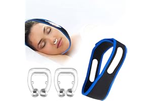 SEGMINISMART Ronquidos Soluciones, Chin Strap, Dispositivos Anti Ronquidos Soluciones, Dejar De Roncar, Dispositivos Anti Ronquidos, Anti Ronquidos, Clip Nasal Magnético Antirronquidos, La Correa Para El Mentón