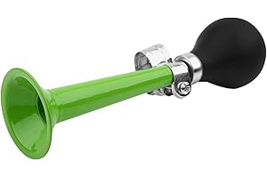 GOTOTOP Campanello per Bici, Tromba per Bici Tromba d'Aria Classica in Metallo Tromba per Bici con Lampadina di Compressione per Veicoli, Biciclette, Cart(Verde)