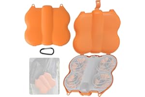 Honbobo Tasche Kunststoff für DJI NEO 2 Tragetasche Drohne Schutztasche Aufbewahrungs Koffer Drohnen Zubehör für DJI NEO 2, kompakt tragbar leicht (Orange)