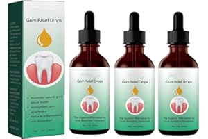 BAINUAI Gum Regrowth Tropfen,Zahnfleischregenerationstropfen,Behandlungstropfen zur Zahnfleischregeneration,Zahnaufhellungsserum,Zahnfleisch einfach erneuern,Reparatur für zurückgehendes Zahnfleisch (3PC)