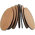 Woodcraft Original Plain Round Circle MDF Boards for Art and Craft Coasters for DIY, Artwork, Decoupage, Do-it-Yourself Size: 95mm Set of 8
