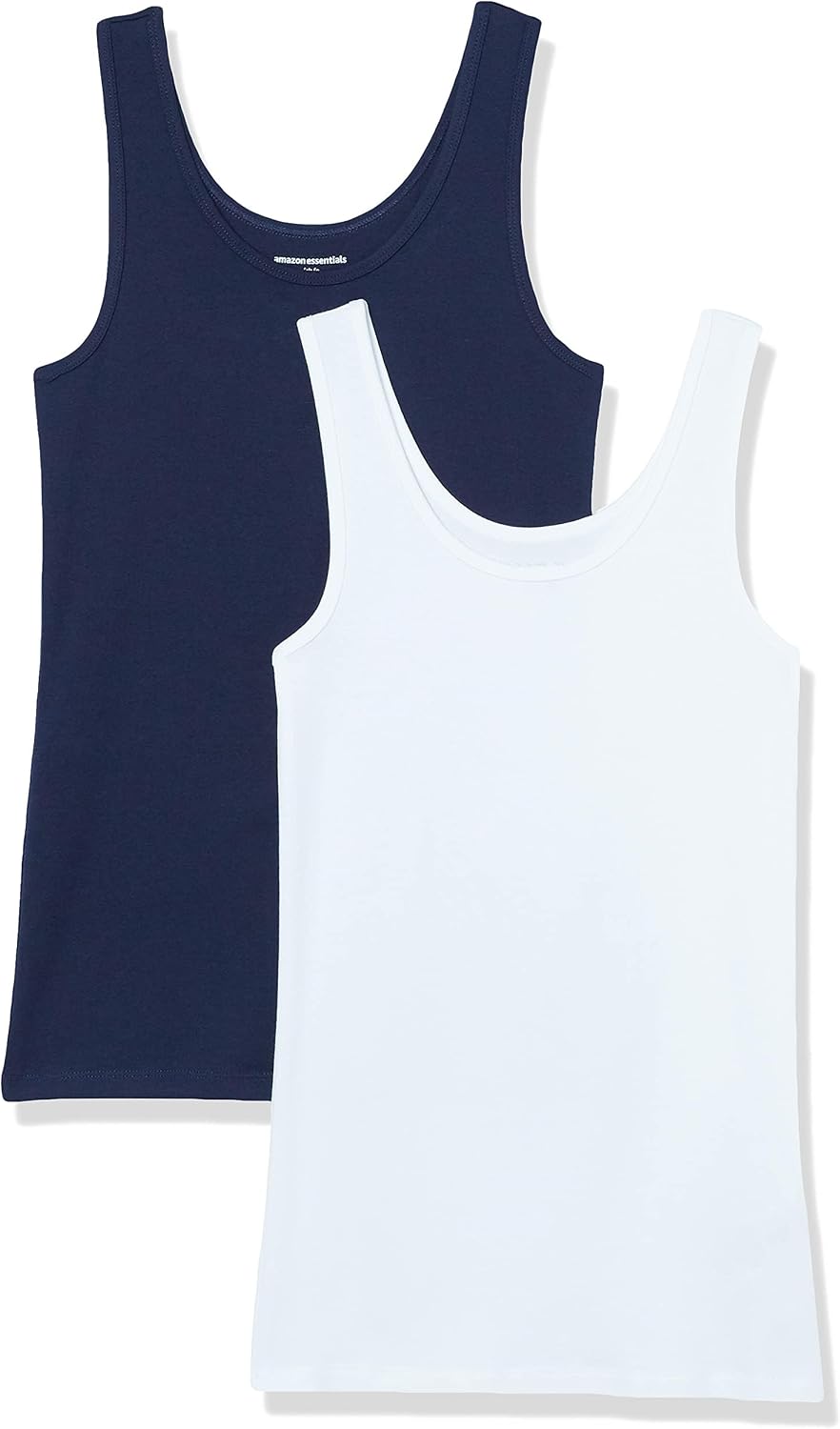 Amazon Essentials Women's Slim-Fit Vest, Pack of 2