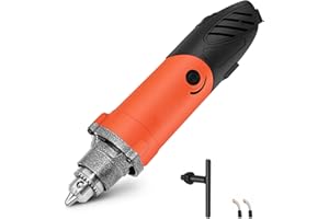 GOXAWEE 240W Rotary Tool, 240W Powerful Rotary Multi Tool with 6-Variable Speed 8000-32000RPM, Mini Grinder with 0.5-6 mm Collet for Craft Projects and DIY, Engraving, Cutting, Hobbies