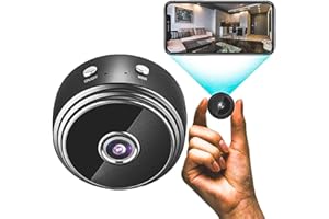 Davaco Mini Cámara Espía WiFi 1080P HD - Visión Nocturna, Detección de Movimiento y Grabación Continua 24/7 | Monitoreo de Seguridad Oculto en Tiempo Real Desde el Móvil