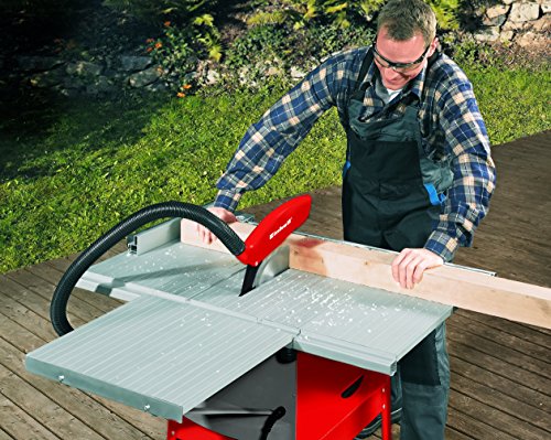 Einhell Formatkreissäge TE-CC 1825 U (1800 W, Profi-Sägeblatt-Ø 250 mm, max. TischgrößŸe 625×1090 mm, Schiebelänge 770 mm, inkl. Untergestell) - 10