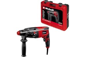 Einhell Młot udarowo-obrotowy TC-RH 620 4F (620 W, pneumatyczny mechanizm udarowy, prędkość udaru 5200 min-1, siła udaru 2,2 J, wiercenie, dłutowanie z mocowaniem i bez, SDS-Plus, w zestawie walizka