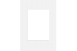 DEHA Design Passe-Partout 21 x 29,7 cm (DIN A4) do zdjęć w formacie 13 x 18 cm, Biała