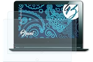 Bruni Película Protectora compatible con Lenovo ThinkPad Helix Protector Película, claro Lámina Protectora (2X)
