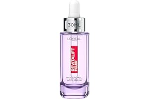 L'OREAL PARIS L'Oréal Paris Revitalift Filler Hyaluronic Acid Serum [1.5% Pure Concentrated Micro-Epidermic Hyaluronic Acid], Dropper Serum, Intensely Hydrates & Replumps, Visibly Reduces Fine Lines & Wrinkles