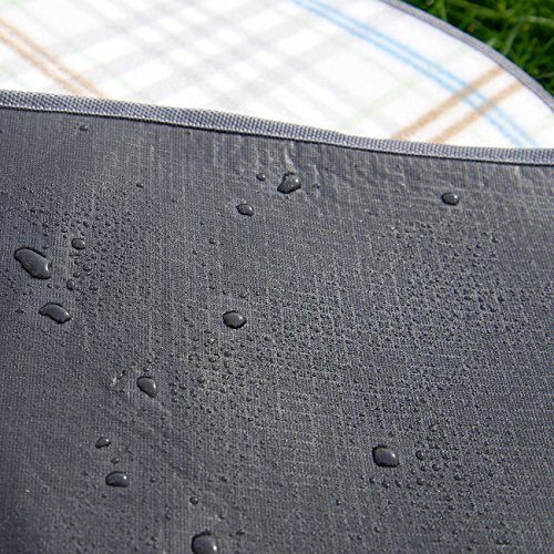 PEARL Wasserdichte XXL-Picknick-Decke aus Fleece, 2,5 x 2 m - 7