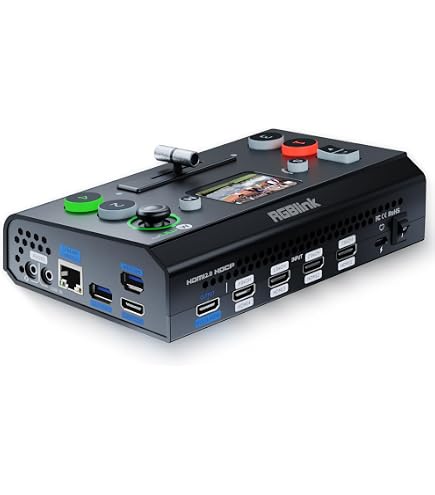 Cinetreak Mixer Plus – Switcher Video 4 HDMI Con Schermo 4″, Compatto Per Streaming Live, PTZ, OBS, Zoom, PC E Eventi - 4