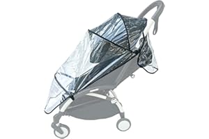 Brogtorl Housse de pluie pour poussette, housse de vent pour poussette, accessoires pour poussette imperméable pour Babyzen YOYO