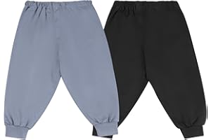 MOEMOE BABY Pantalon Impermeable Enfant|Jupe de Couche Léger|Culotte Apprentissage Propreté Garcon|Pantalon Apprentissage Propreté Nuit|Couche Imperméable Enfant,7-9 Ans,Nior,XL