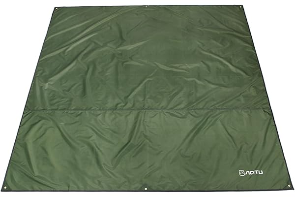 Azarxis Tarp Ultra Léger Tapis de Sol Camping Bâche sous Tente Couverture Protection Parasol Abri Auvent Imperméable pour Hamac Pique-Nique Randonnée Plage Trekking