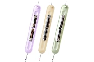 ARCJUNYS 2-in-1 Nadeleinfädler Nahttrenner Faden Einfädelhilfe für Nähnadeln Nahtauftrenner Fadeneinfädler für Nadeln Seam Ripper Einfädler für Nadeln Needle Threader für Handnähen Stricken Quiltzubehör 3Stück