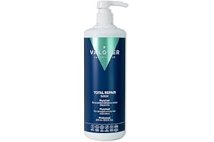 VALQUER LABORATORIOS Valquer Mascarilla Total Repair Efecto Frío. Ultra Hidratante, Reparadora y Nutritiva para el Cabello Dañado y Seco con PhytoCold, Aceite de Macadamia y Extracto de Arándano. Vegano. 975 ml.