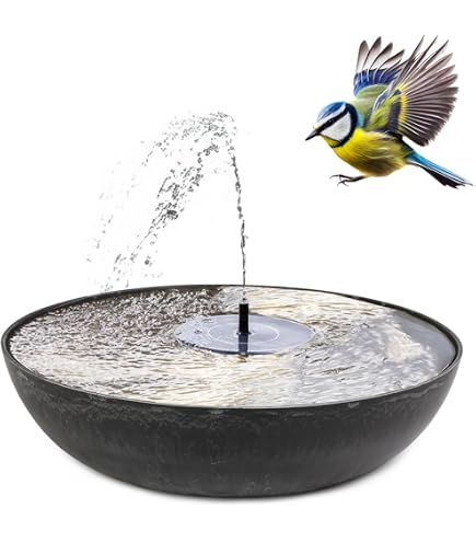 Fontaine Lotus Solaire Rose 2.5W - Pompe Bassin Solaire Avec 3 Buses Pour Jardin Et Oiseaux