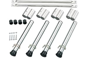 GEAKV First 5 Set of Adjustable Legs for First 5 DIY Aluminium Scaffold Tower