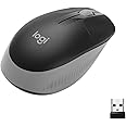 Logitech M191 Full-size wireless mouse - MID GREY - 2.4GHZ - EMEA - M191