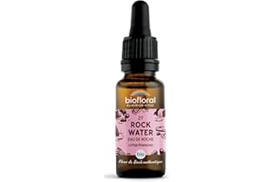 PRANARÔM BIOFLORAL - 27 Rock Water, Eau de Roche BIO DEMETER - Compréhension - Fleur de Bach Authentique - Compte-gouttes 20 ML
