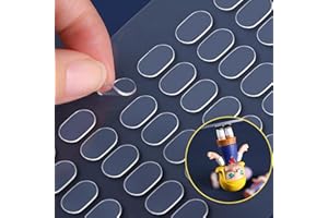 Caremore Scratch Autocollant Double Face 400 Pieces, Double-Sided Adhesive Dots, Pâte à Fixer pour Décoration Murale, Artisanat, Ballons, Fêtes et Festivals - Décollable Sans Résidu, Nettoyage Facile