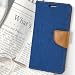 Cool & Creative Covers For Vivo V5 Flip Cover Dairy Wallet Case (Canvas Series) (Blue) RS.299.00