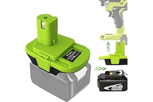 URUN Ryobi 18V Power Tool Battery Adapter for Makita Lithium Conversion