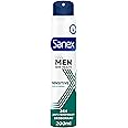 Sanex Men Sensitive Antiperspirant Deodorant Spray 200ml, anti-irritation formula, hypoallergenic formula, 24 hour sweat and odour protection, gentle on skin, developed with dermatologists
