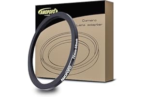 AMOPOFO 72mm-58mm Step-down-Ringe Filteradapter Ring - Metall Filter Adapterring von Kamera Objektiv mit 72mm Filtergewinde auf 58mm Filter-Ring Zubehör