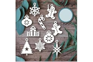 YunTrip - Fustelle natalizie per la creazione di biglietti, fustelle in metallo a forma di omino di pan di zenzero, stencil per fai da te, scrapbooking, album, goffratura, biglietti di carta,