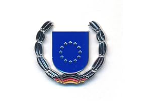 hegibaer Europa Wappen EU Flagge Flag Emblem Metall Badge Edel Pin Anstecker 0915