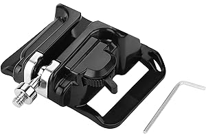 BONBELA Kamera do Montażu na Pasku 10 × 9 × 5 1 szt. Wieszak na Aparat 1 4-calowe Mocowanie śrubowe Szybkozamykająca Klamra Pasa Biodrowego do Lustrzanek Cyfrowych