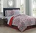 Produktbild Avondale Manor Minerva 8 Stück Bed in a Bag Set, rot, King Size