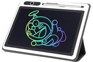 SUTINNA Bloc-notes électronique, tablette LCD 10 pouces Tablette à dessin Outil de peinture à la main Tableau d'écriture électronique pour enfants/adultes/réunions d'affaires/notes (Rose rouge)