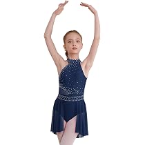 Justaucorps Garçon Danse Latine Avec Strass - Manches Longues, Polyester/élasthanne - Pour Patinage, Gym, Ballet, Tailles 6 à 16 Ans