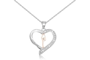 BNQL Collana con pattinaggio di figura Regali per ragazze Amore Pattinaggio Regalo Skater Gioielli Skate Amante Regali Pattinaggio Fan Regali