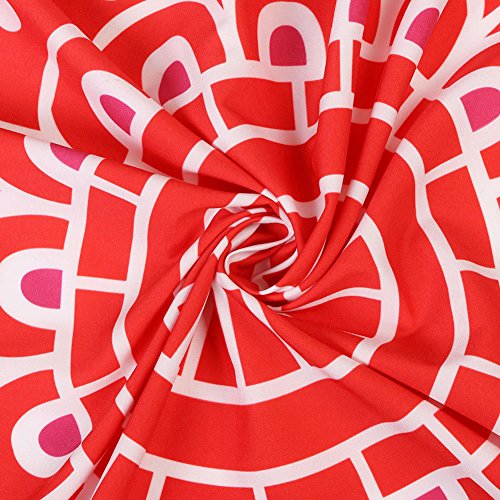 Polyester Round Mandala Quaste Wandteppich Strand Handtuch Yoga Matte Tischdecke Wandbehang XingYu-XY(Gelb Rund Blumen) - 6