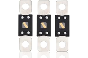 CHRI Fusible de Alta Corriente MEGA 125A 58V Bolt-on Fusible para Automóviles, Vehículos de Construcción, Camiones, Autobuses, Embarcacion, Caravanas