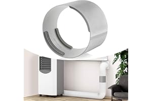 HPBAGGY Klimaanlagen-Abluftschlauch-Adapter,Abluftschlauch Verbindungsstück,Klimaanlage Schlauch Adapter,Ø 130 / 150mm flexibel PVC Schlauch,bluftschlauch-Anschluss für Klimaanlage Dunstabzugshaube (150mm)