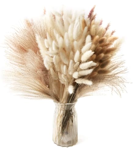 20 pezzi di erba della pampa naturali da 100 cm, per decorazioni, per matrimoni, feste, fattoria, decorazione per la casa in stile bohémien