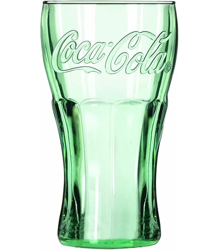 Coca Cola Mcdonald's Coke Genuine Glass Cup Tumbler Libbey 16.75oz