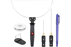 GOCHANGE 3-IN-1 Hot Wire Foam Cutter, 8Pcs Electric Styrofoam Cutting Tools Kit, 18W Polystyrene Cutter Styrofoam Cutting Pen with Adaptor, for Foam Carving& Cutting, DIY Crafts, Best Halloween Christmas Gifts