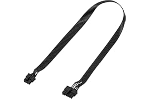 YieJoya PCIE Kabel für Be Quiet Netzteil, PSU 12 Pin Stecker auf PCIe 8 Pin (6+2) Stecker Netzteil für be Quiet Power Supply
