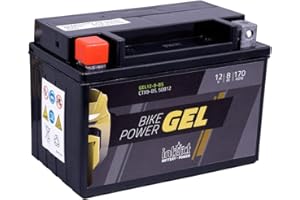 ‎INTACT intAct - GEL MOTORRADBATTERIE Bike-Power GEL12-9-BS. Ersetzt YTX9, YTX9-BS. Motorradbatterie 12V 8Ah 170A. Maße: 150x87x105mm. Mit bis zu 30% mehr Startleistung.
