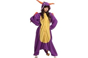 Kenmont Licorne Pyjama Deguisement Combinaison Animal Pijama Adulte Enfant Unisexe Cosplay Costume Halloween